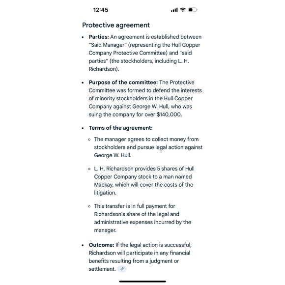 1909 & 1916 Hull Copper Co. Arizona Mining Stock Ephemera – Jerome AZ History - Picture 7 of 10